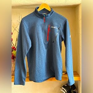 Eddie Bauer half zip, Men’s Small, Women’s Medium